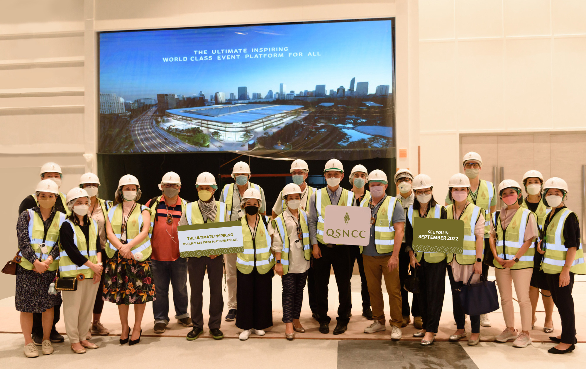 全球国际会议组织者参观诗丽吉王后国际会议中心新址