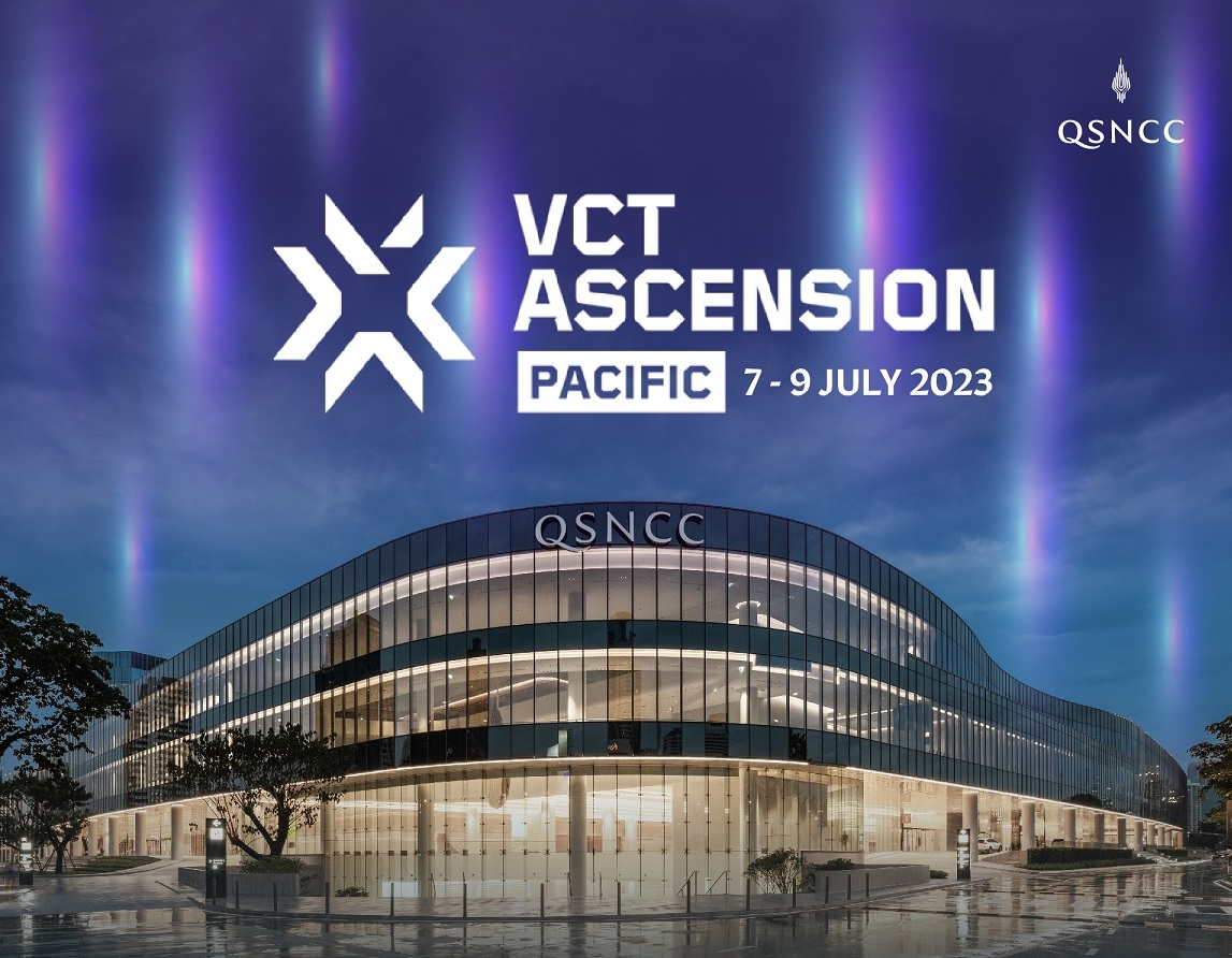 在诗丽吉王后国家会议中心举行的VCT ASCENSION PACIFIC 2023决赛中为您最喜欢的队伍加油